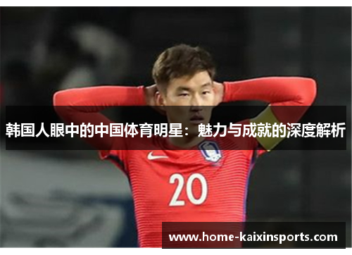 韩国人眼中的中国体育明星:魅力与成就的深度解析